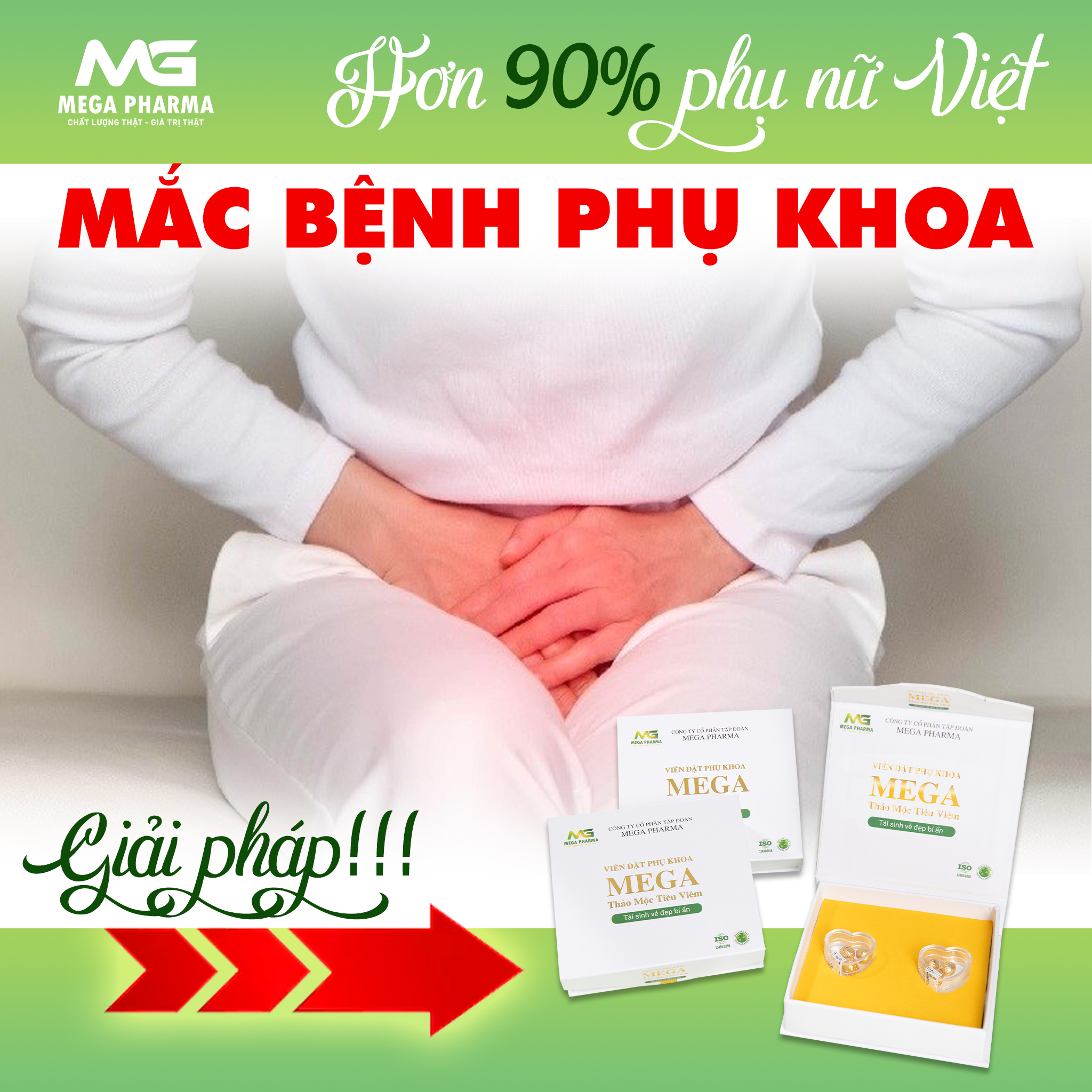 HƠN 90% PHỤ NỮ VIỆT MẮC CÁC BỆNH PHỤ KHOA