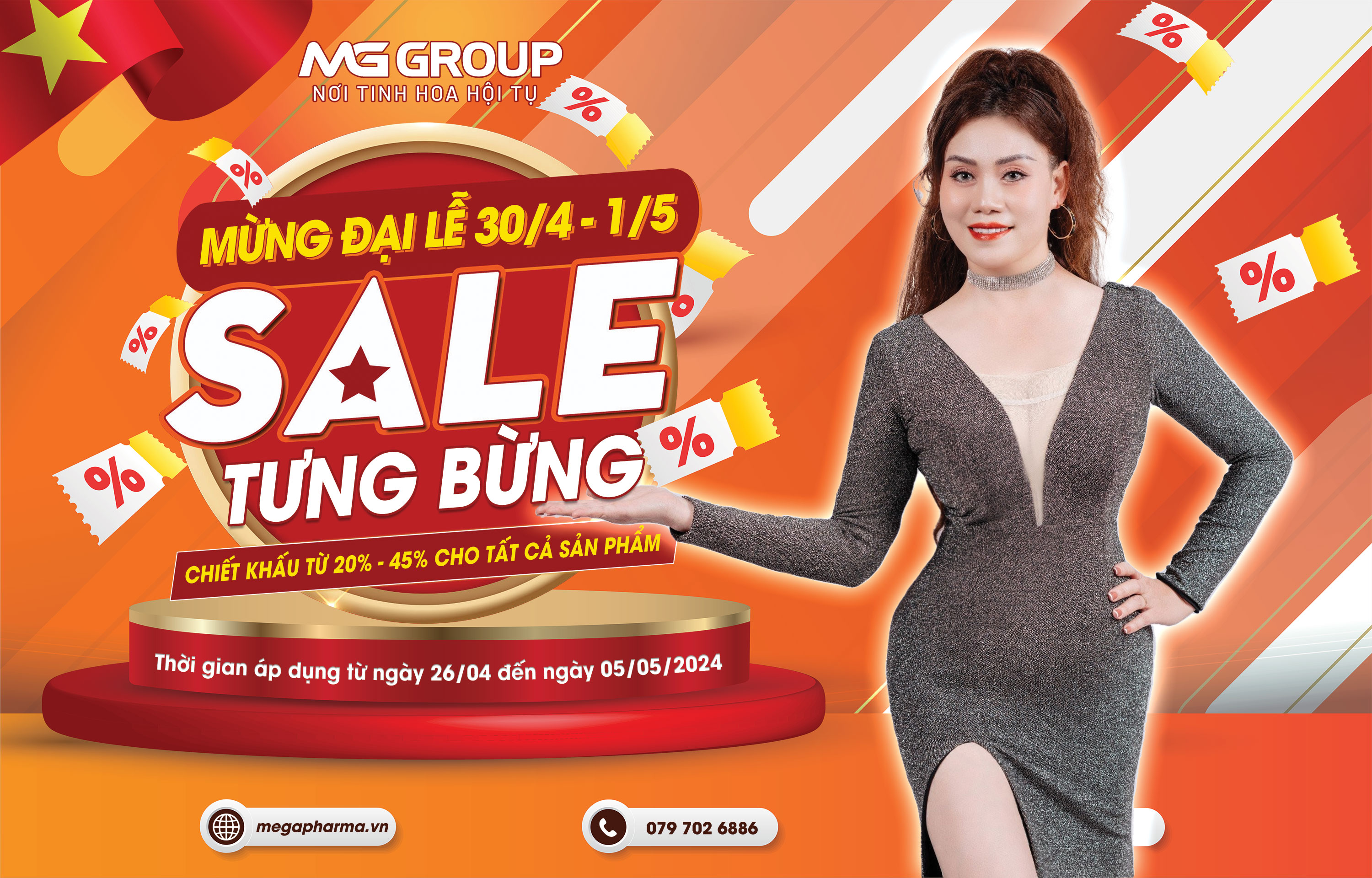 SALE TƯNG BỪNG | MỪNG ĐẠI LỄ 30/4 - 1/5