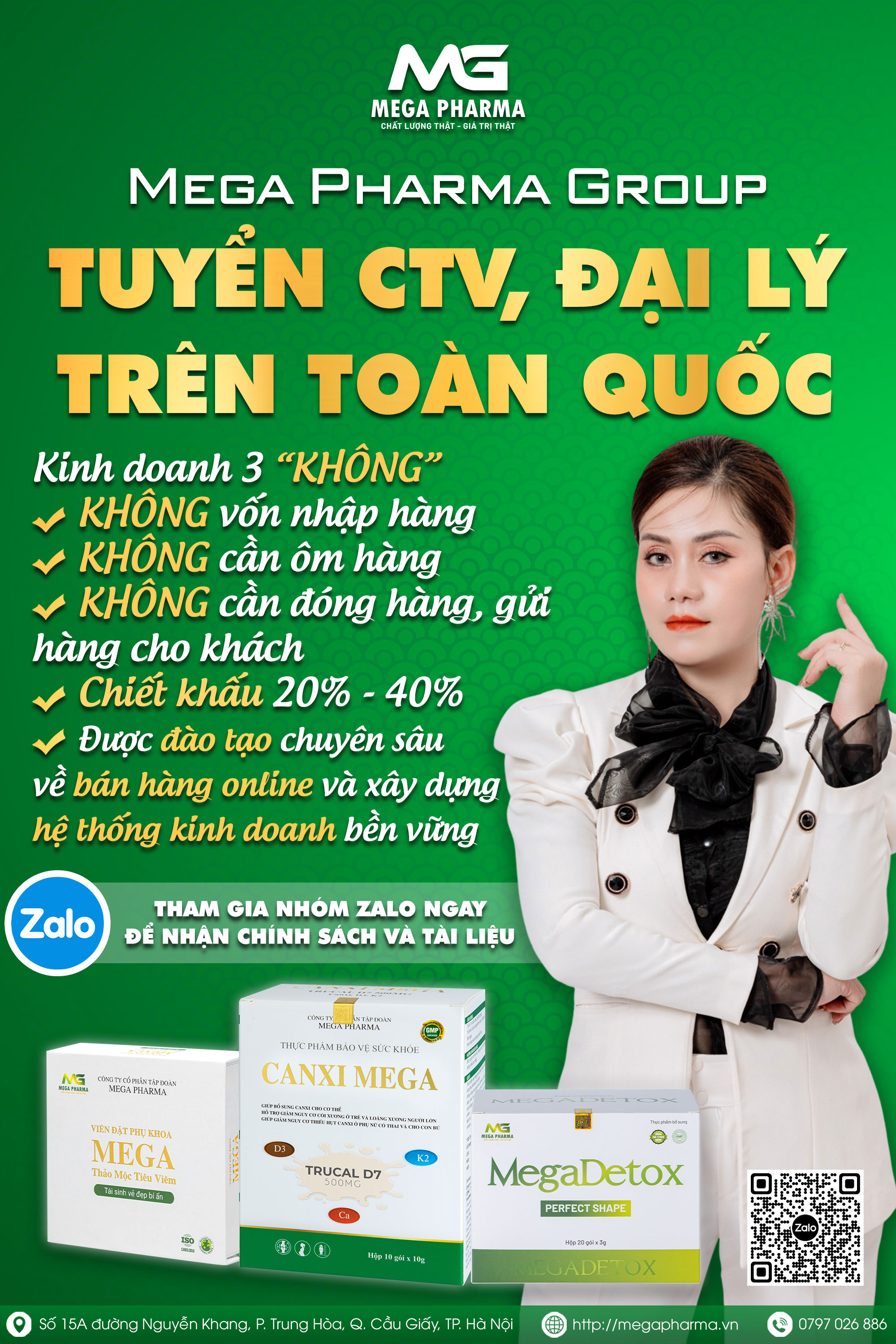 🔥 Mega Pharma Tuyển CTV, đại lý vốn "0 ĐỒNG" trên Toàn Quốc